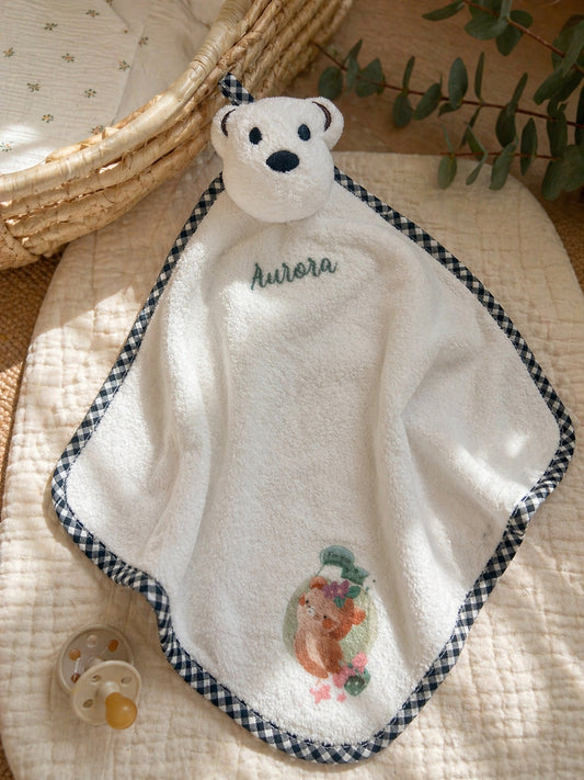 Kit Nascita Personalizzato - Accappatoio + Abbraccino - foto 1
