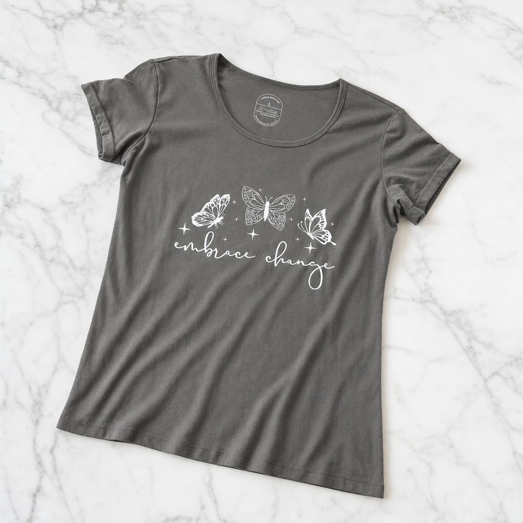 T-shirt Embrace Change kaki (hero)