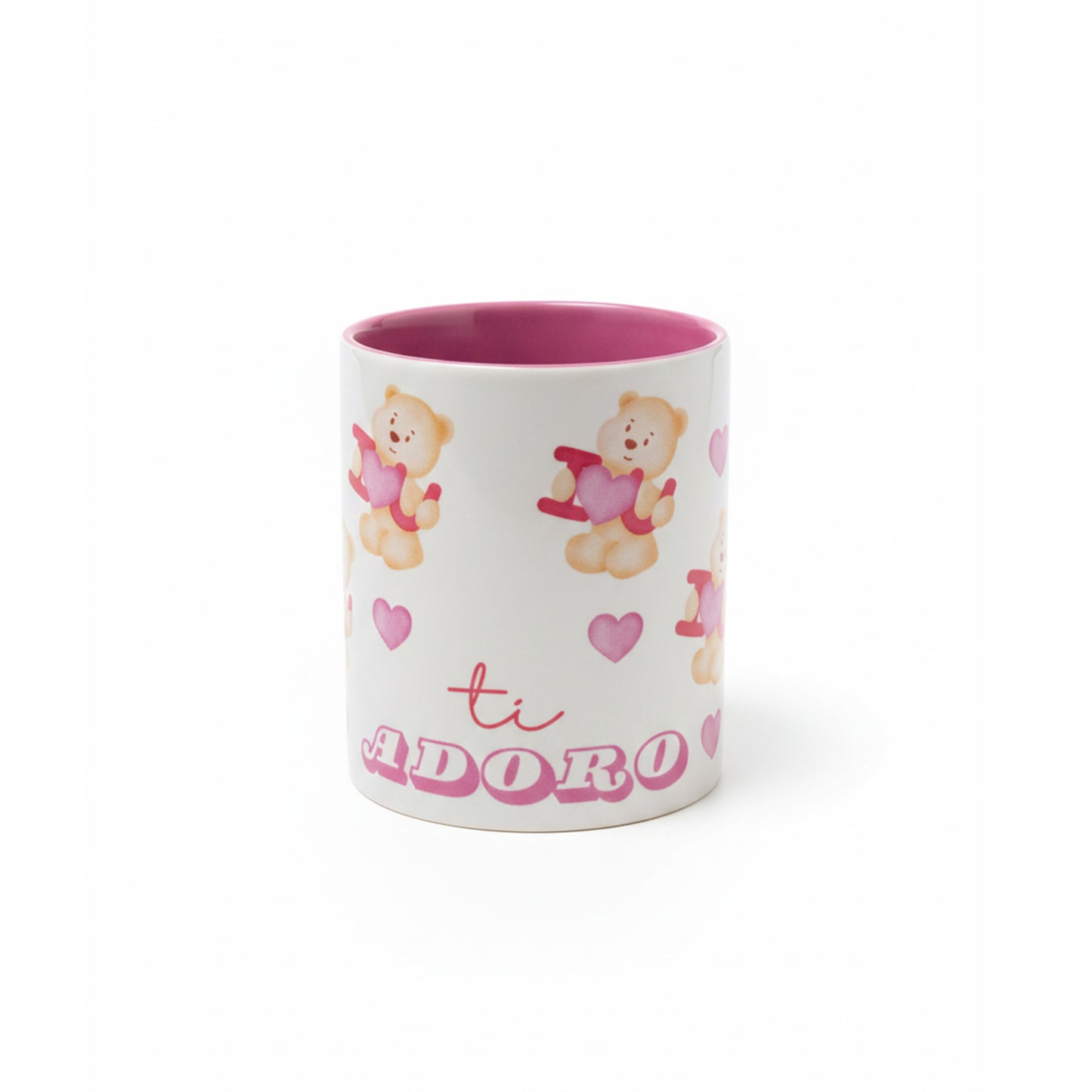 Tazza Ti Adoro ceramica - fronte