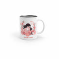 Tazza mamma illustrazione madre e figlia - retro