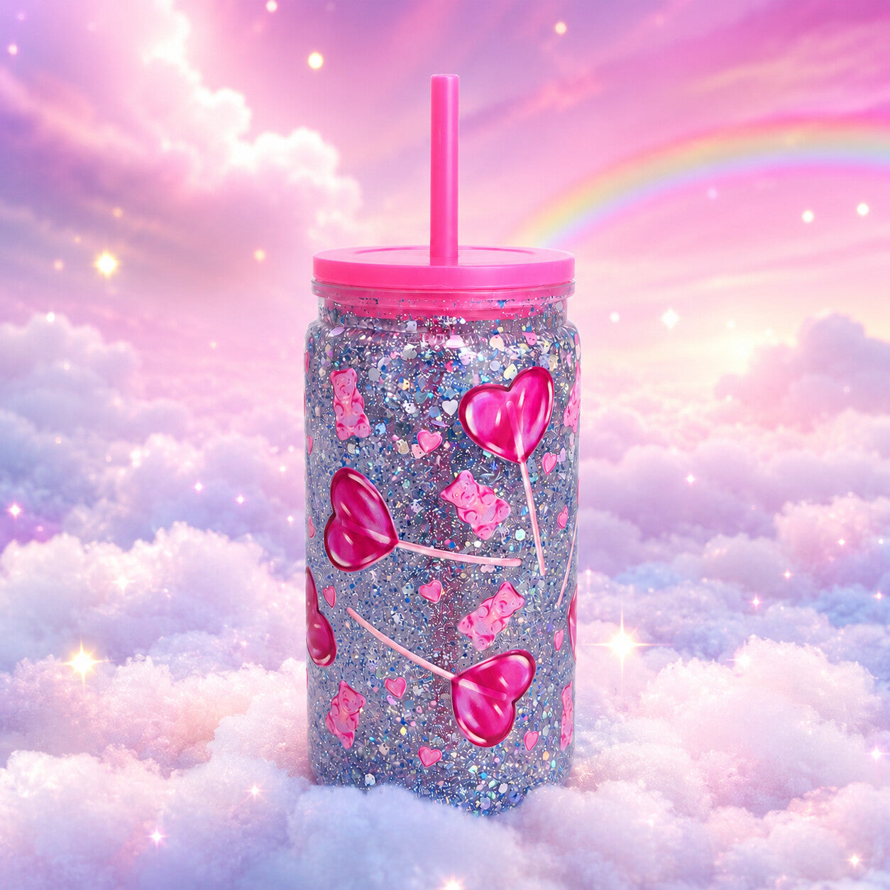 Snowglobe Tumbler Sugar Rush — Pronta Consegna