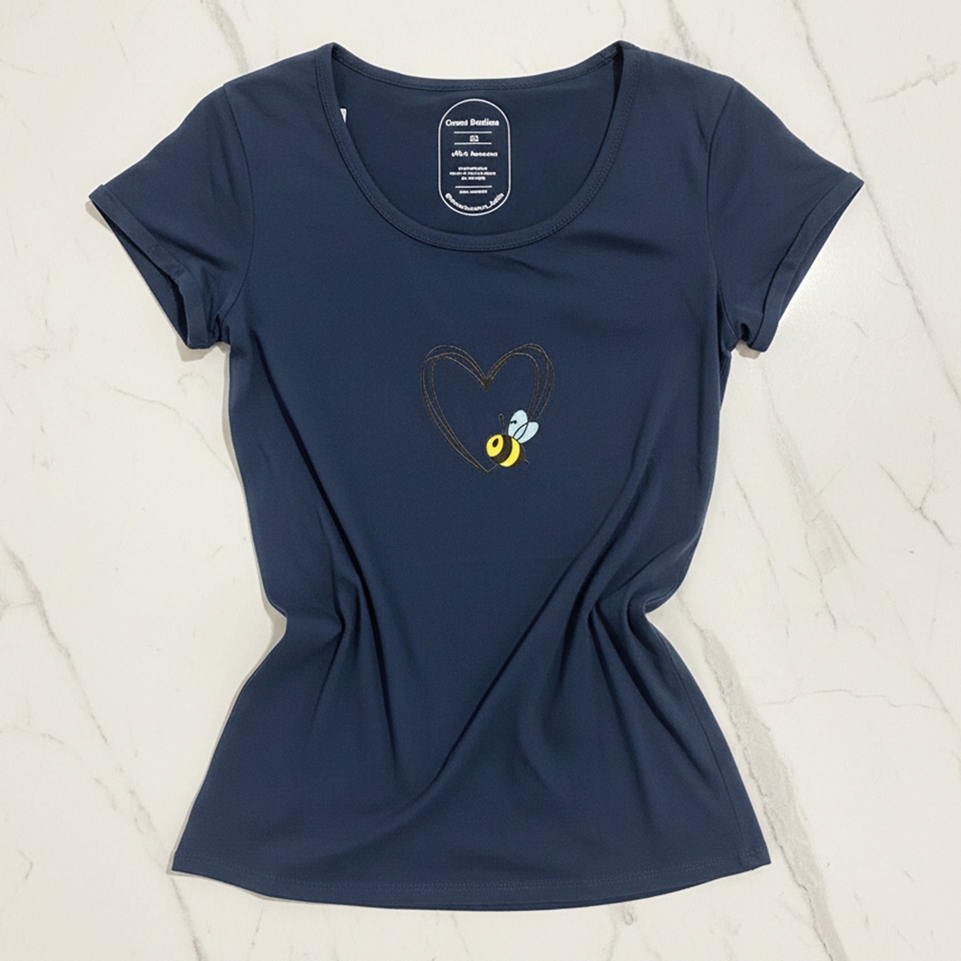 T-shirt Bee Love Teens - vista frontale stampa ape