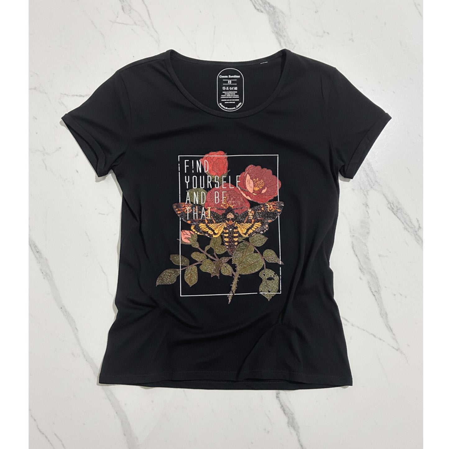 T-shirt Find Yourself Feminine Mood - vista frontale