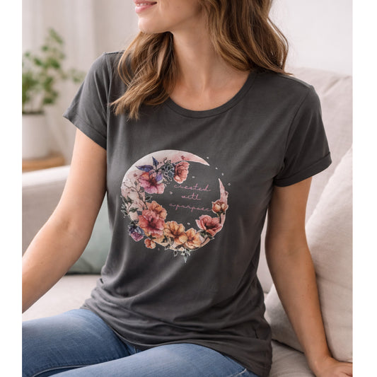 T-shirt Luna Mood Floral - lifestyle indossata