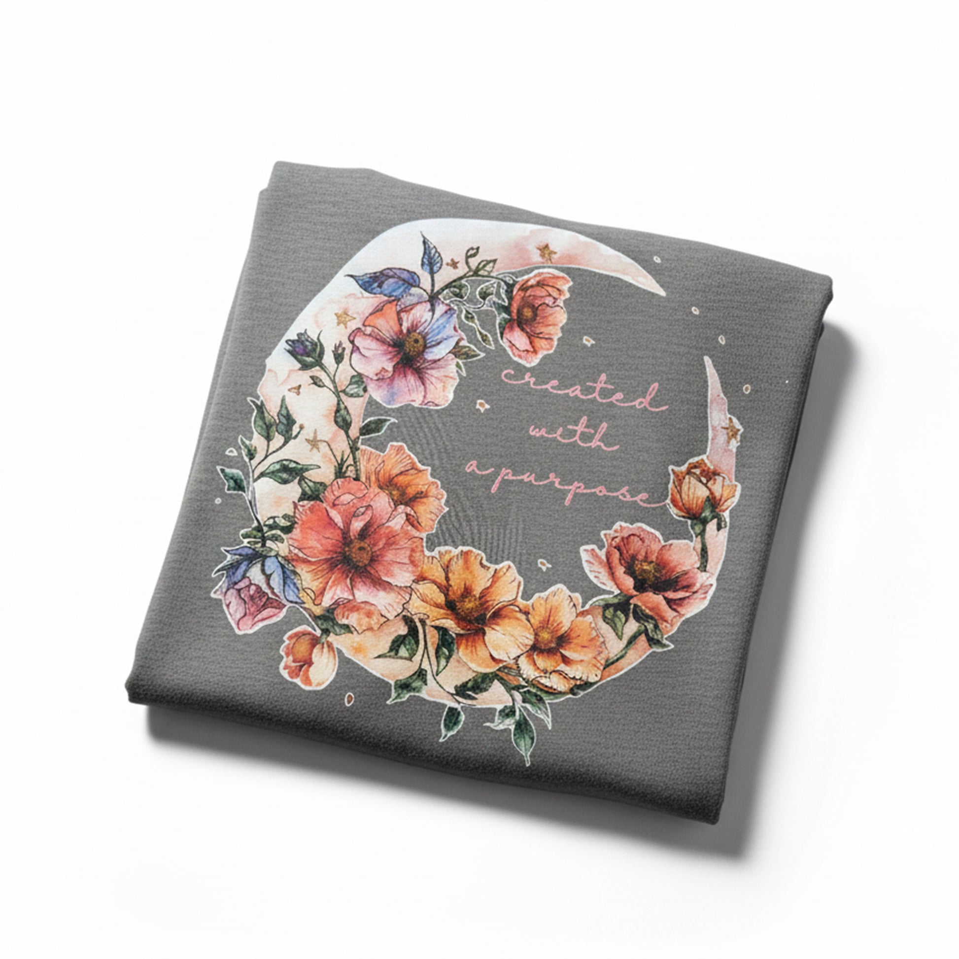 T-shirt Luna Mood Floral - dettaglio stampa