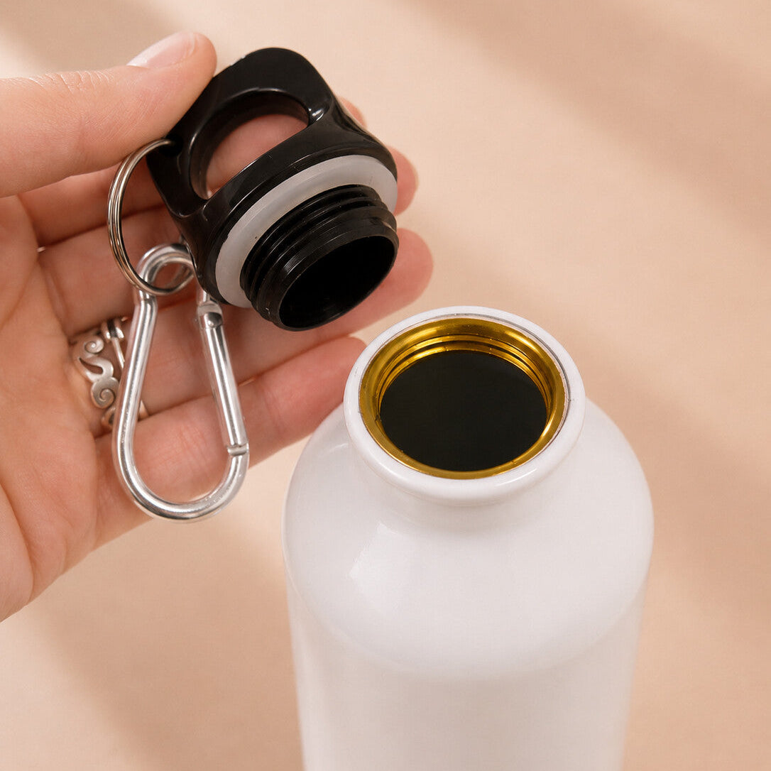 Dettaglio del tappo a vite con anello della borraccia FLORCITA da 400 ml