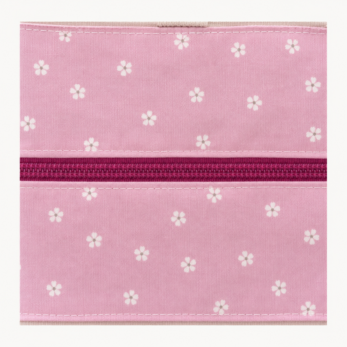 Fuelle Rosa Fiorellini — tessuto laterale per Tote NINA personalizzabile