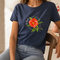 T-shirt 'Be Kind' Fiore blu, lifestyle