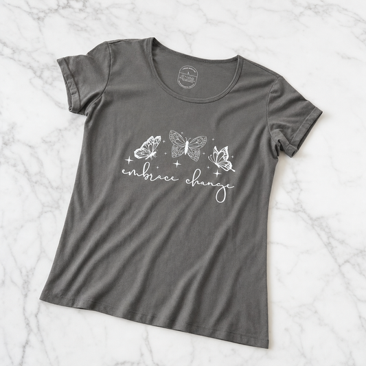 T-shirt Embrace Change kaki (hero)