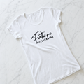 T-shirt Future Millionaire bianca