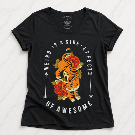 T-shirt Weird Is A Side-Effect Of Awesome - foto 1