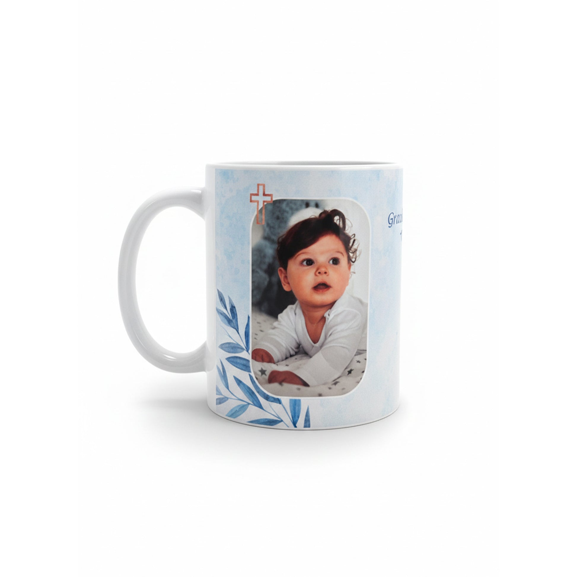 Tazza battesimo personalizzata Collezione Essenziale - fronte