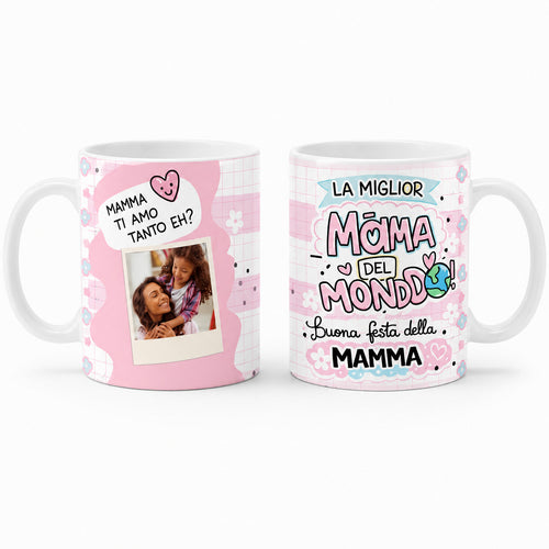 Tazza Personalizzata La Miglior Mamma del Mondo
