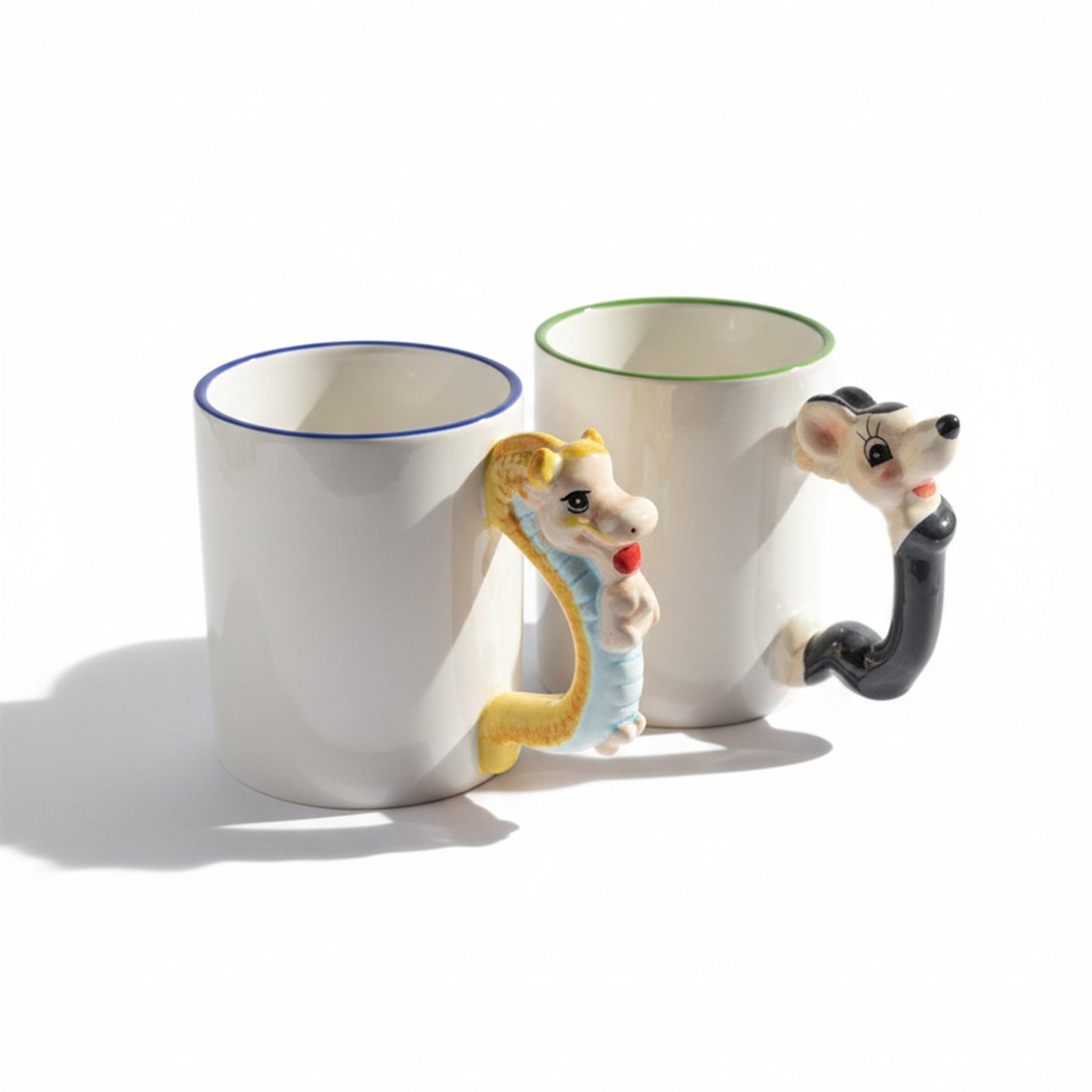 Tazza con manico decorativo - dettaglio manico