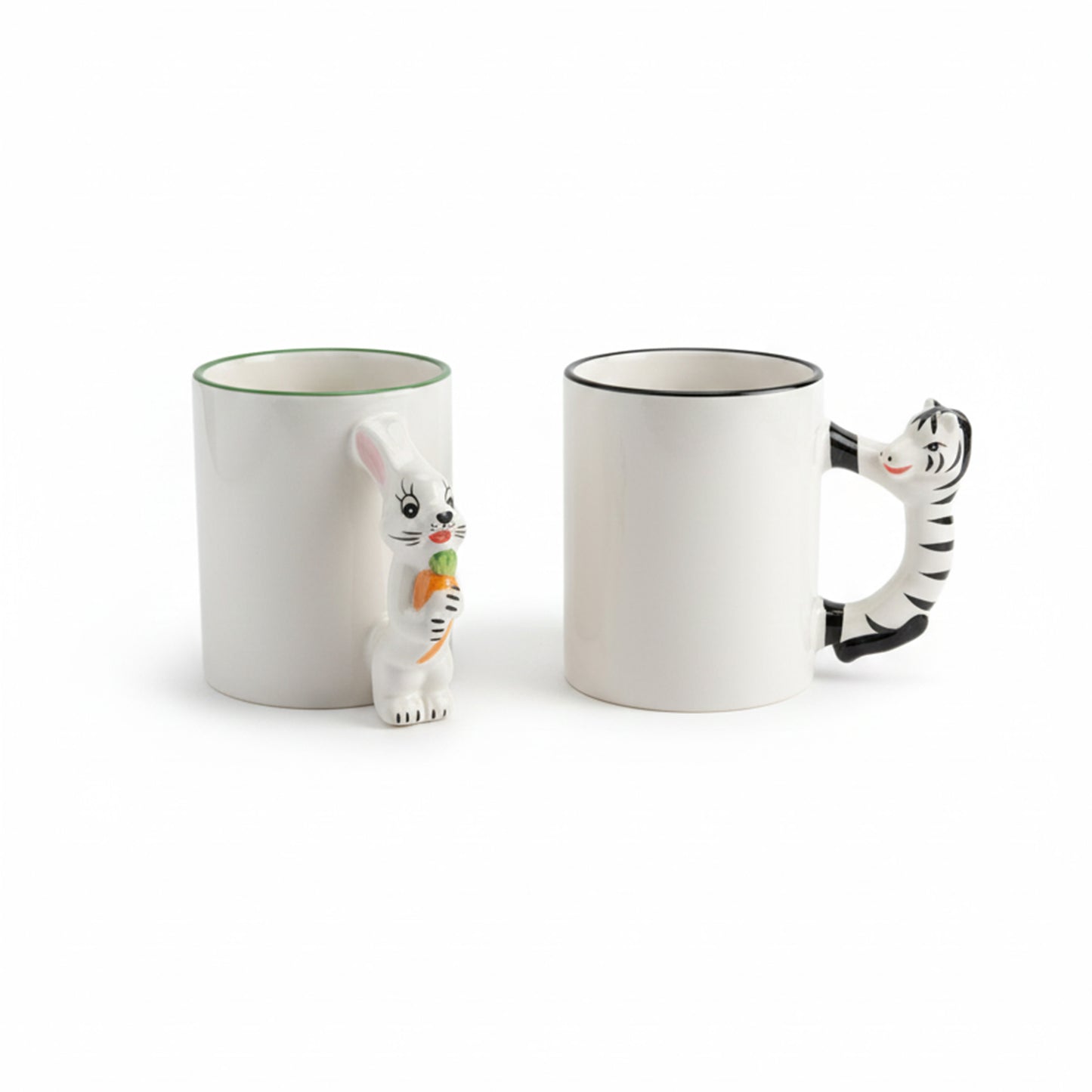 Tazza con manico decorativo - vista neutra