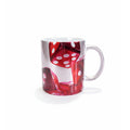 Tazza design dadi rossi con glitter - fronte