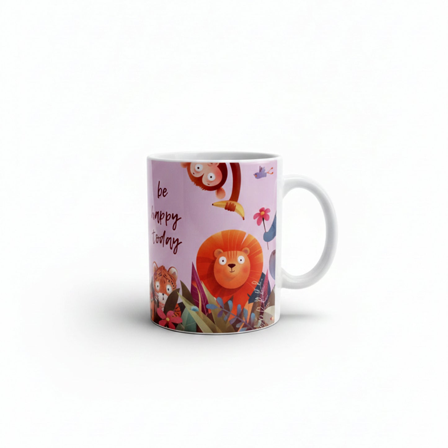 Tazza bambini Be Happy Today animali - tre varianti