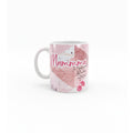 Tazza mamma abbraccio e caffe caldo ceramica - fronte