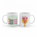 Tazza Super Madre Super Moglie in ceramica - fronte