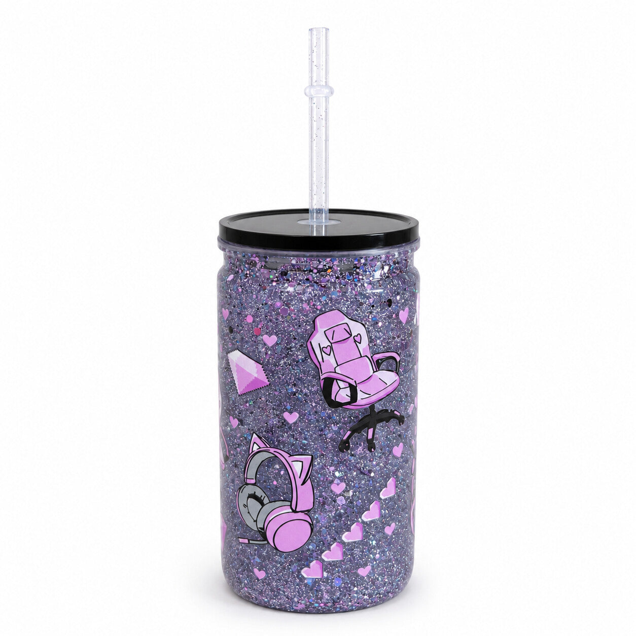 Snowglobe Tumbler Gamer Mode — Pronta Consegna