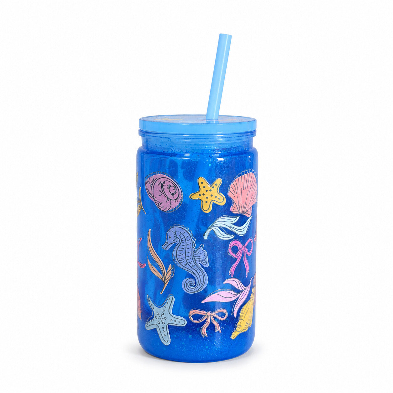 Snowglobe Tumbler Sea Vibes — Pronta Consegna o Personalizzata