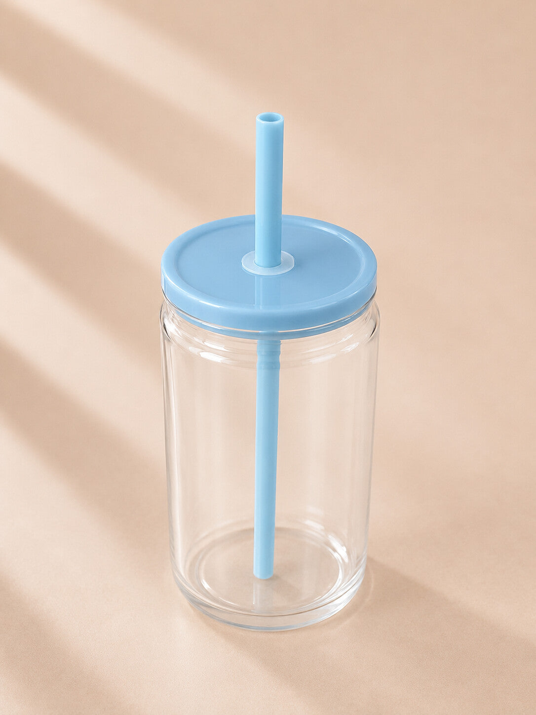 Snowglobe tumbler tappo celeste