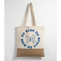 Tote bag Be Kind in cotone naturale - fronte