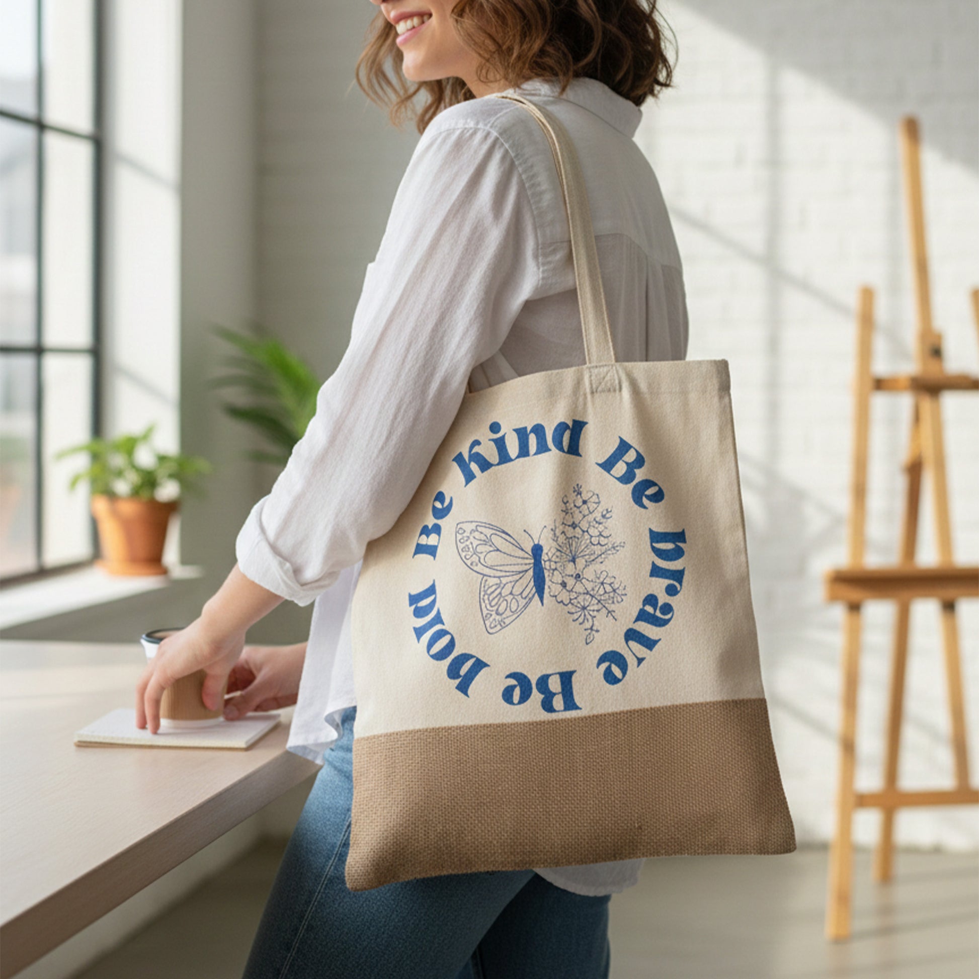 Tote bag Be Kind - lifestyle