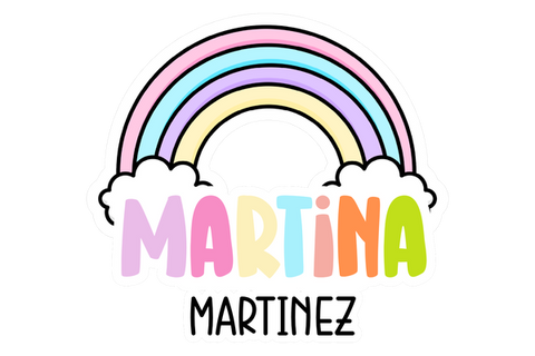 Etichetta tema Arcobaleno
